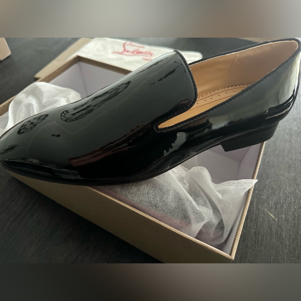 Louboutin Men’s Flat Slip-on Shoe